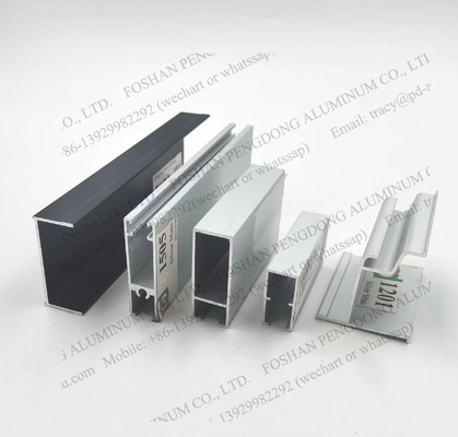 la puerta de aluminio anodizada 0.15m m perfila 6063 series del genio de T5