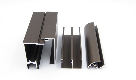 Perfiles de aluminio para la caja de cristal a Bolivia Linea 73