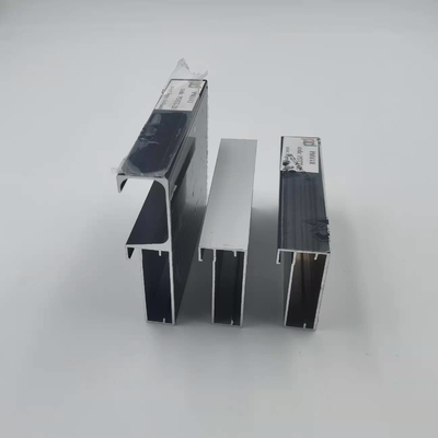 Anodizado coloree 6063 perfiles de aluminio para resbalar puertas del guardarropa