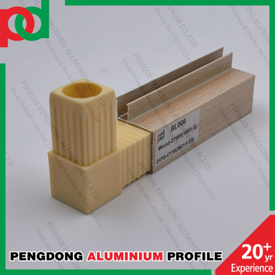 De alta calidad modificada para requisitos particulares pulverizan perfil de aluminio de pulido revestido del armario de cocina