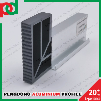 De alta calidad modificada para requisitos particulares pulverizan perfil de aluminio de pulido revestido del armario de cocina