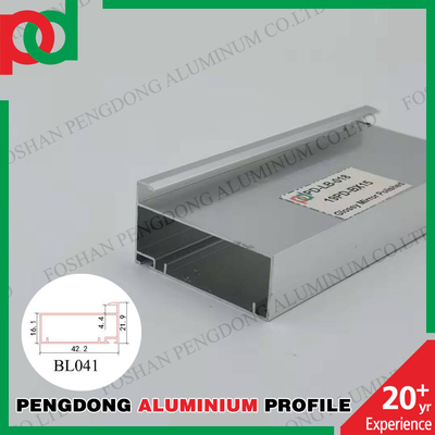 Perfiles de aluminio del armario de cocina de Glossy Silver Polishing del fabricante profesional
