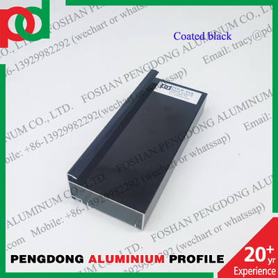 Uso popular en los perfiles de aluminio de los armarios de cocina de Libia brillantes o plata anodizada y oro y negro cubiertos