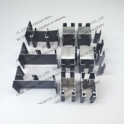 Profile de aluminio de ventana anodizada de plata