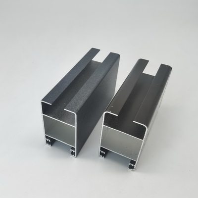 Profiles de aluminio para ventanas corredizas para Costa de Marfil Plata anodizada y en polvo recubierta Bronce y gris llamativo