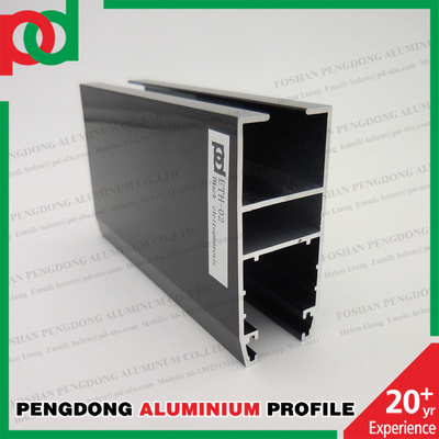 China Foshan Proveedor África Mercado Etiopía Perfiles de aluminio estándar para ventanas y puertas