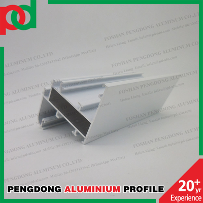 Perfiles de aluminio Extrusión Casement Puerta de ventana tubo cuadrado anodizante personalizado Champagne para el mercado de Etiopía