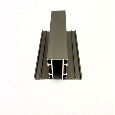 Perfiles de aluminio Extrusión Casement Puerta de ventana tubo cuadrado anodizante personalizado Champagne para el mercado de Etiopía