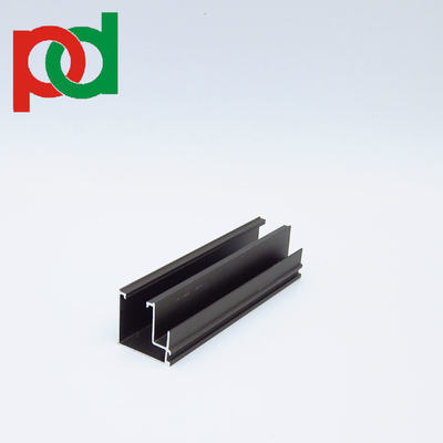 T5 Perfil de extrusión de aluminio a presión para ventanas corredizas de todos los colores de grano de madera