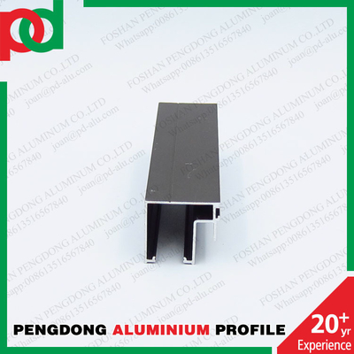 T5 Perfil de extrusión de aluminio a presión para ventanas corredizas de todos los colores de grano de madera
