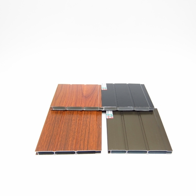 Perfil de aluminio para puertas en Uruguay México Temperatura T5 Varios colores de madera