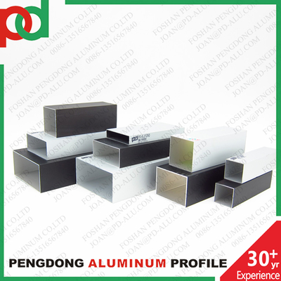 Profiles de aluminio con ranura de canal U para ventanas, puertas y muebles