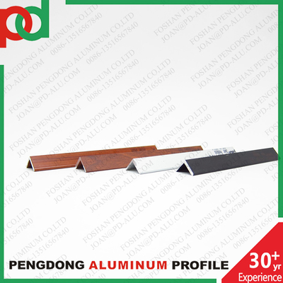 Profiles de aluminio con ranura de canal U para ventanas, puertas y muebles
