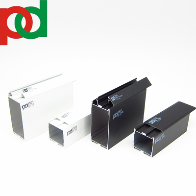 Perfiles anodizados negros de aluminio para ventanas y puertas Serie 35