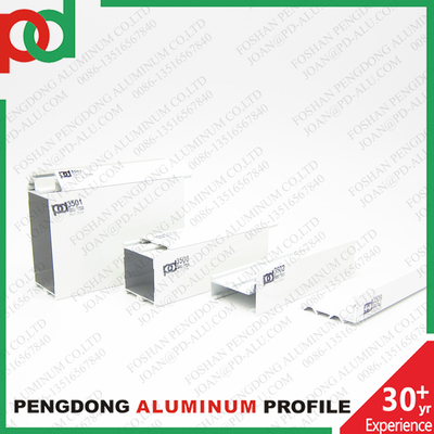 Perfiles anodizados negros de aluminio para ventanas y puertas Serie 35
