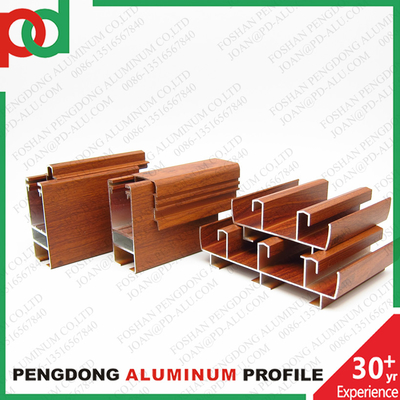 Perfiles anodizados negros de aluminio para ventanas y puertas Serie 35