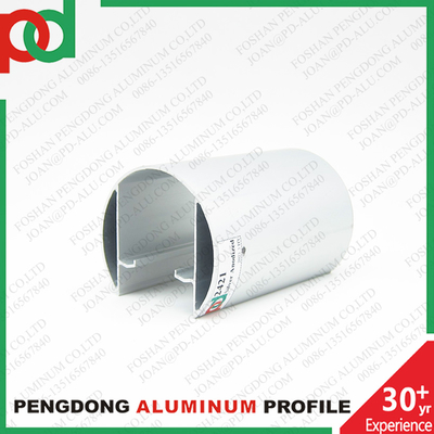 6M de longitud Plata Mate Negro Color de madera Perfiles de manivela de aluminio con acabado anodizado de bronce y diferentes tamaños