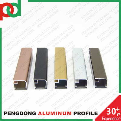 Tiradores de aluminio para perfiles de puertas de armarios de cocina, marcos de puertas de vidrio y persianas son de aleación