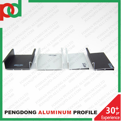 Fabricación de perfiles de aluminio con tecnología de extrusión personalizable para puertas de vidrio, armarios de cocina, armarios empotrados y MDF melamínico