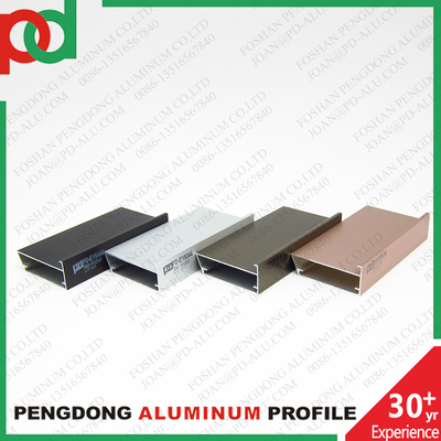 Fabricación de perfiles de aluminio con tecnología de extrusión personalizable para puertas de vidrio, armarios de cocina, armarios empotrados y MDF melamínico