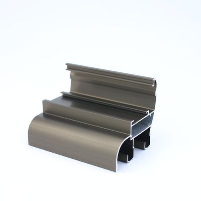Dark Bronze Anodized Aluminium Extrusion Profile For Window And Door In Gabon, Mali