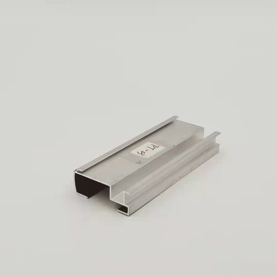 Anodizado 6063 perfiles de aluminio Rod Spring Tube Bottom de la pista de la cortina