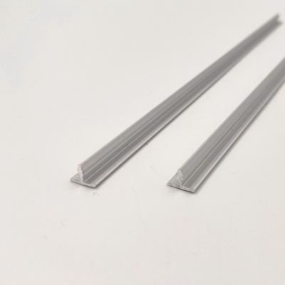 8m m decorativos T forman los perfiles de aluminio del ajuste que la plata anodizó mate