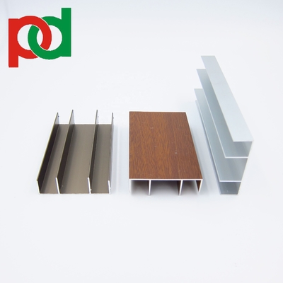 6063 protuberancias de aluminio de la ventana de aluminio rectangular del perfil T5