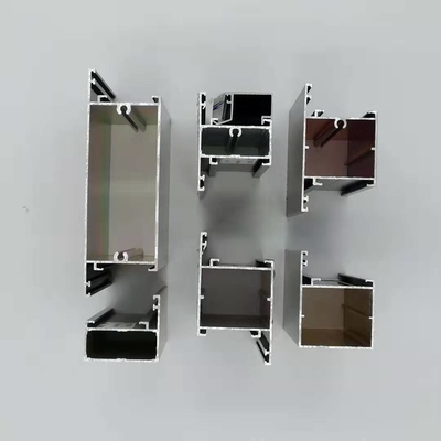 La aduana 6063 T5 anodizó perfiles de la ventana del marco pulveriza revestido