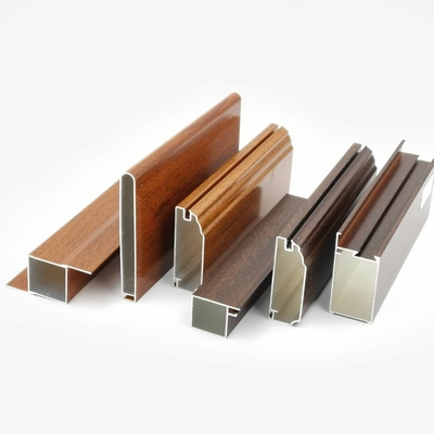 Color de madera del perfil de aluminio de la cocina T3 de Israel Libya 6063
