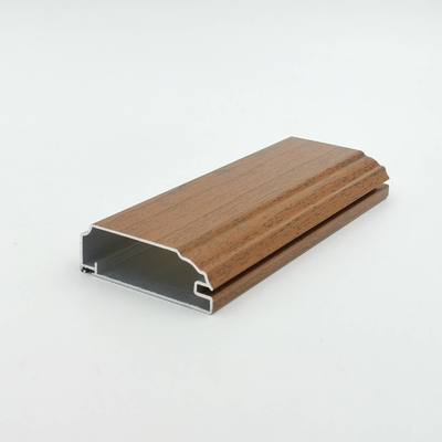 Color de madera del perfil de aluminio de la cocina T3 de Israel Libya 6063