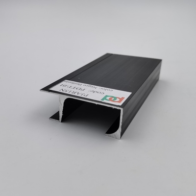 La cocina de aluminio perfila la protuberancia invisible de la manija de la forma de G