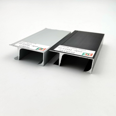 La cocina de aluminio perfila la protuberancia invisible de la manija de la forma de G