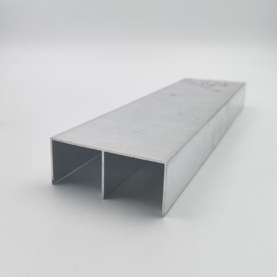 Perfil de aluminio de desplazamiento del guardarropa de RoHs MSDS para el carril de la pista del guardarropa