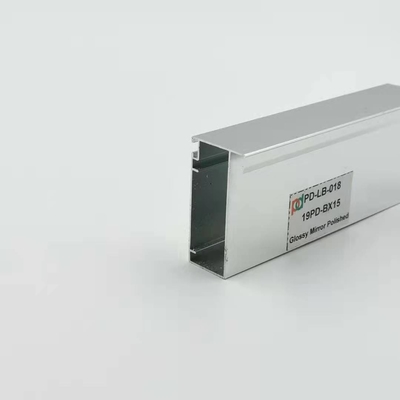 Polaco brillante de plata del perfil de aluminio insonoro de la cocina T5 6063