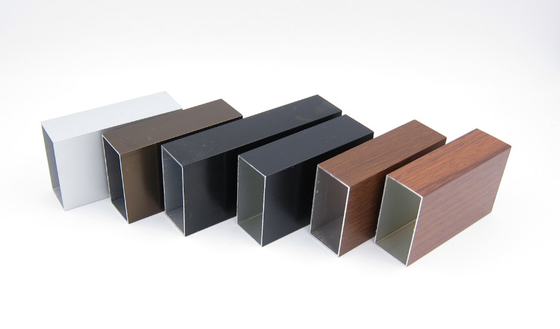 Protuberancias de aluminio del canal del perfil cuadrado de la ventana de desplazamiento 40 * 40