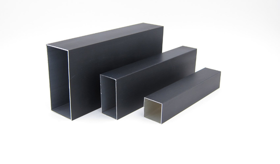 El cuadrado de aluminio del perfil de la protuberancia del final 40x40 del molino instala tubos la corrosión anti
