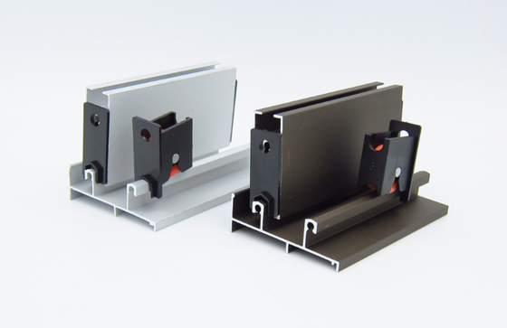 Rodillo de aluminio del hardware de los accesorios 100*100 del perfil del tamaño de encargo