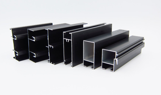 Protuberancias de la ventana de aluminio del perfil de Chile Bolivia Peru Anodized Aluminium C