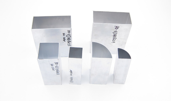 6063 tubos de aluminio Peru Mill Finish de los perfiles