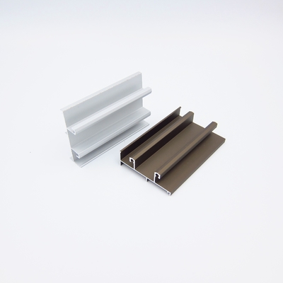 Perfiles de aluminio para la ventana y el carril inferior Linea 20 de la puerta