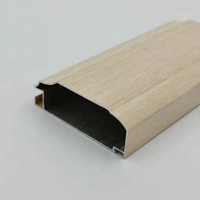 Perfiles de aluminio del final de madera de Libia T5 6063 para el armario de cocina