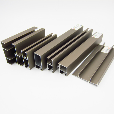6061 protuberancias de aluminio rectangulares de los perfiles de la ventana de aluminio