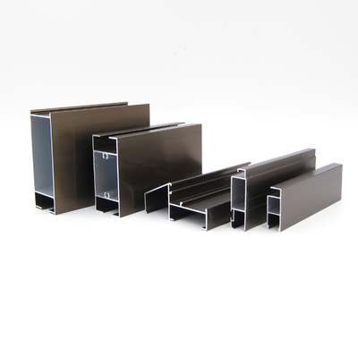 Bolivia anodizó la ventana de aluminio 6063 T5 perfila resistencia del viento