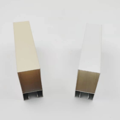 polvo del perfil de los 5.85M los 6.00M Aluminium Sliding Window cubierto para Nigeria