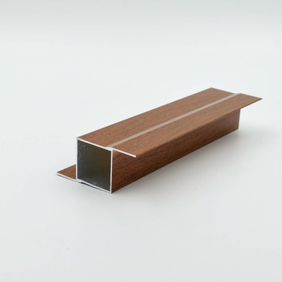 protuberancia de aluminio del grano de los 6M Israel Aluminium Kitchen Profiles Wood