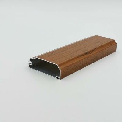 protuberancia de aluminio del grano de los 6M Israel Aluminium Kitchen Profiles Wood