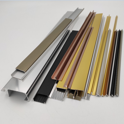 Perfiles de aluminio T y U del ajuste de la tolerancia 0.12m m y forma de G