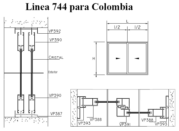 Fabricación china del mejor precio al aluminio del perfil de Colombia