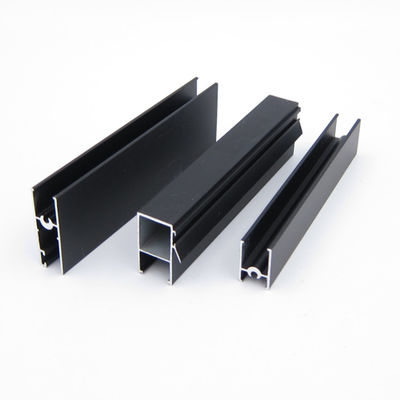 Buen precio Serie anodizado negro 3825 perfiles de la ventana de aluminio para la puerta y los muebles en línea